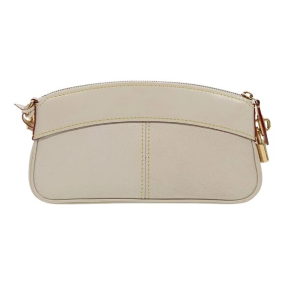 LOUIS VUITTON Suhari Lockit Clutch Bag Leather White M95629 LV Auth 94716A - Picture 3 of 15